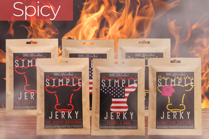 Simple Jerky - Kryddig Box (6 x 50g)
