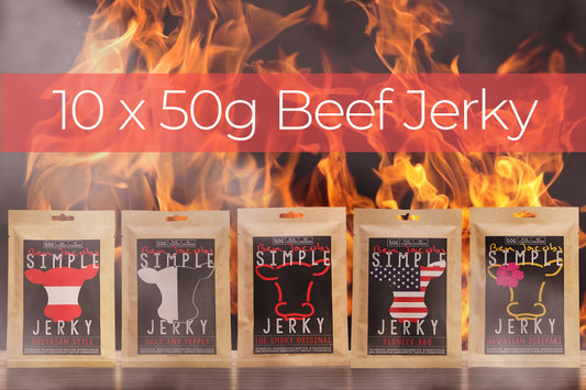 Enkel Jerky - Provbox (6 sorter)